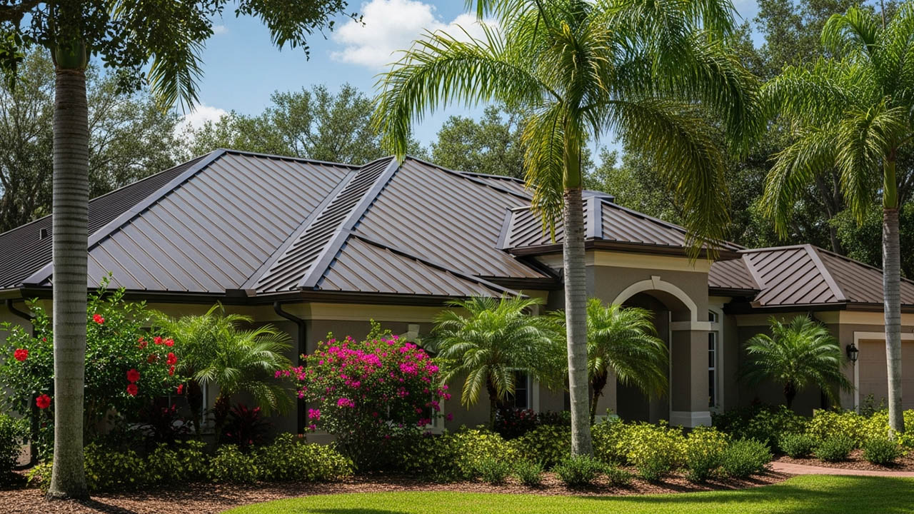 Kissimmee home with new metal roof